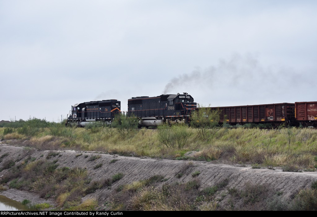 BRG 7266 South running to KCSM interchange